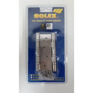 Solex บานพับโซเล็กซ์ สีเงิน รุ่น 4324 เอสเอ็น