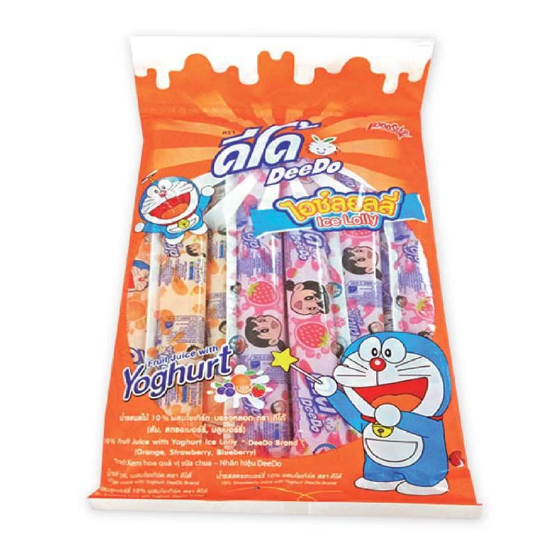 ดีโด้ โยเกิร์ตหลอด 45 มล. แพ็ค 24 หลอด Deedo Yoghurt Tube 45ml. Pack of 24.