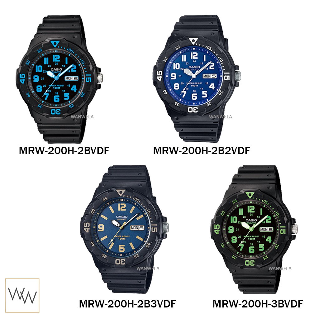 ของแท้ นาฬิกาข้อมือ Casio ผู้ชาย รุ่น MRW-200 (MRW-200H / MRW-200HC) รูปที่ 2