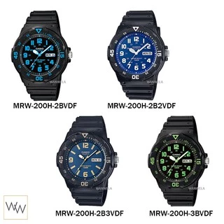 ของแท้ นาฬิกาข้อมือ Casio ผู้ชาย รุ่น MRW-200 (MRW-200H / MRW-200HC)