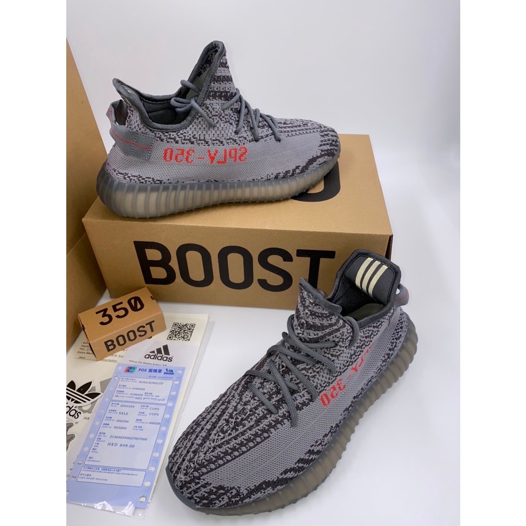 Run sale50%รองเท้าAdidas Yeezy Boost 350รองเท้าผ้าใบ รีวิวสินค้าถ่ายงานจริง100%