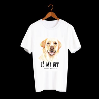 เสื้อลายหมา DI7 เสื้อยืดลายหมา Labrador Retriever เสื้อยืดพิมพ์ลายน้องหมา เสื้อยืดลายสวยๆ