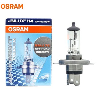 หลอดไฟหน้า  OSRAM H4 12V 100/90W(จานแฉก) (62204)