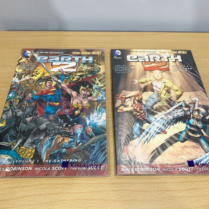 EARTH 2 vol. 1-2 (DC Comic New 52 Justice League) หนังสือการ์ตูน คอมมิคบุ๊ค มือสอง สภาพดี