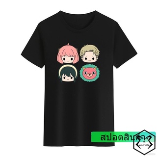 เสื้อยืดคอกลม พิมพ์ลาย Sam SPY x FAMILY Chibi สีดํา สีขาว สําหรับผู้ชาย และผู้หญิง