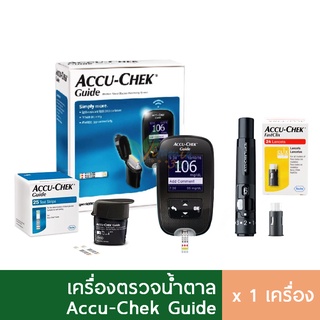 Accu chek Guide เครื่องวัดน้ำตาล เครื่องตรวจน้ำตาล มีการรับประกัน