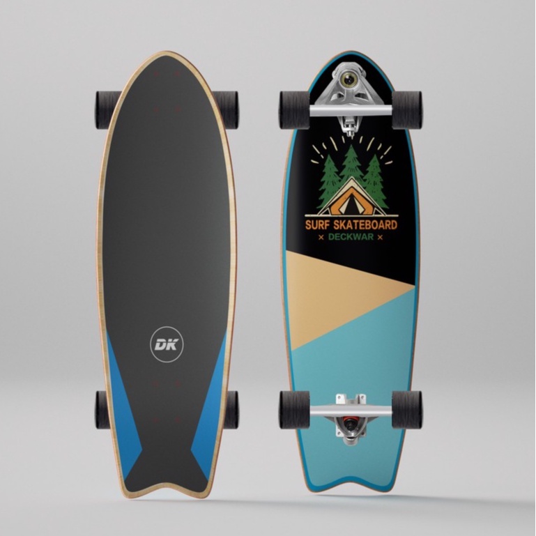 Deckwar 32 inch C7 Surf Skateboard เซิร์ฟสเก็ Land Surfskate