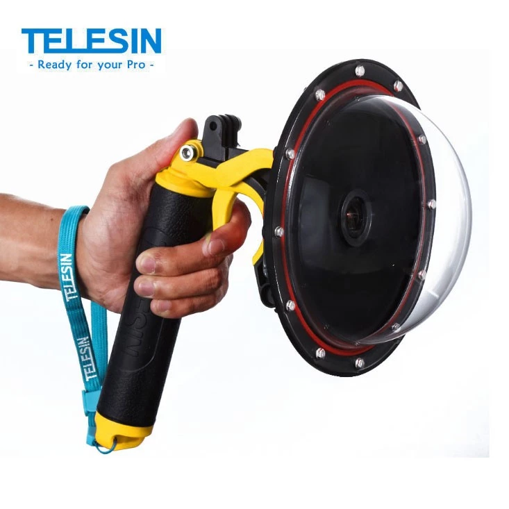 TELESIN ทุ่นรอยน้ำ GoPro Dome Port GOPRO HERO 5 6 7 8 2018 โดมถ่ายครึ่งบกครึ่งน้ำ thumbnail 6