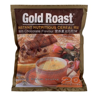 Gold Rose Chocolate Flavored Cereal Powder 30 grams, pack of 20 sachets