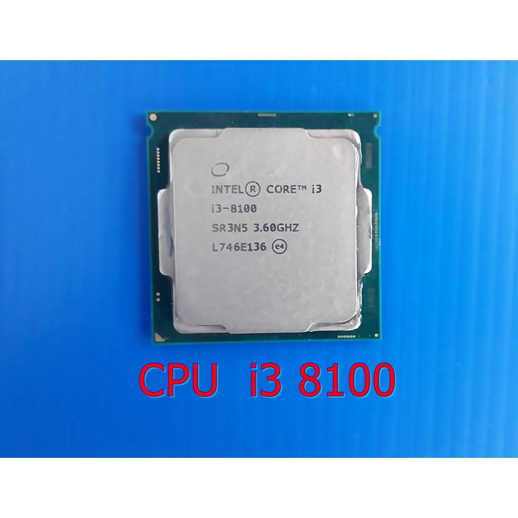 CPU ( ซีพียู ) INTEL CORE i3 8100 3.6 GHz ( LGA 1151V2 ) สินค้ามือสองรับประกันยาว 1 เดือน
