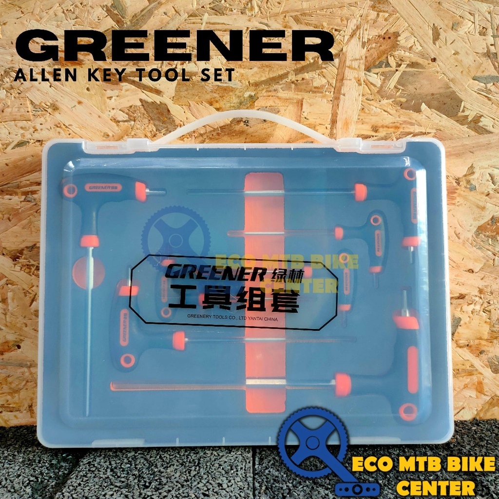 Greener Allan Key T-Style Hex Key set