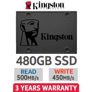 480 GB SSD (เอสเอสดี) KINGSTON A400 (SA400S37/480G) Warranty 3 - Y