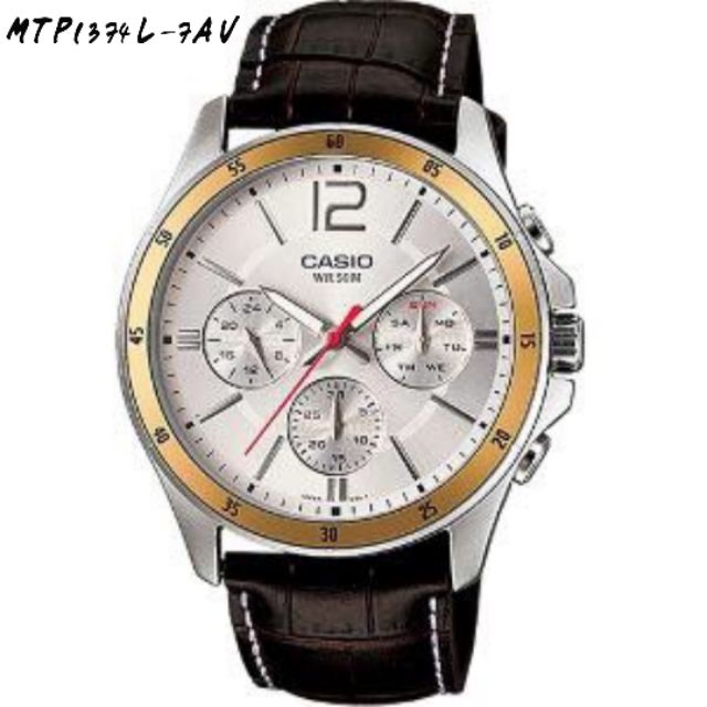 นาฬิกาข้อมือผู้ชาย CASIO รุ่น MTP-1374L-7A 👉 ของแท้ 💯% 👈
