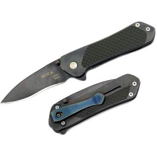 มีดพับ มีด Buck Knives Lux Pro Med Framelock Black Titanium Folde ของใหม่ ของแท้ 100%