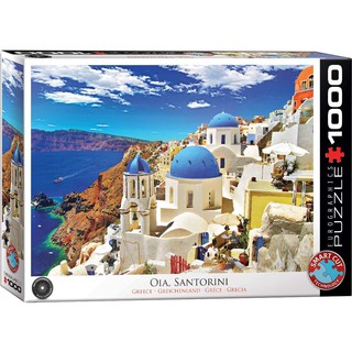 EUROGRAPHICS: OIA SANTORINI, GREECE [Jigsaw Puzzle]