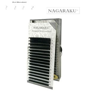 🇹🇭(สินค้าพร้อมส่ง) NAGARAKU 16 แถว / กล่อง 7 ~ 15 มม. Mix 0.07,0.15 J-B-C-D ธรรมชาติต่อขนตาบุคคลแต่งหน้าขนตาขนตา