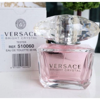 น้ำหอม VERSACE BRIGHT CRYSTAL EDT 90 ml. *กล่องเทสเตอร์*【ของแท้ 100 % 】ส่งฟรี 📦🛵🚚📦🛵🚚