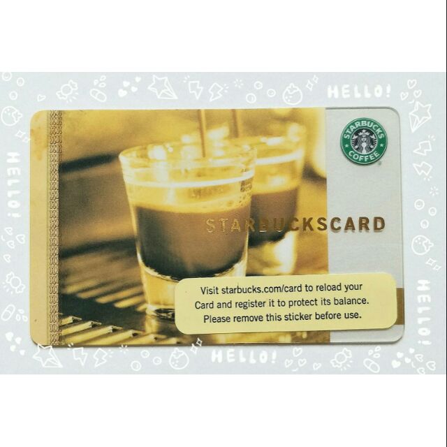 2006 USA Starbucks Gift Card Old Logo บัตรสะสม บัตรสตาร์บัคส์ โลโก้เก่า