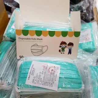 💞😷เเมสเด็ก (1กล่อง50ชิ้น) หนา3ชั่น 5-13ปี 🇹🇭พร้อมส่งด่วนในไทย🇹🇭