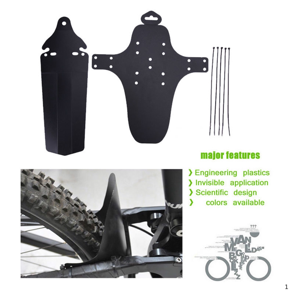 Mountain Bike Bicycle MTB Cycling Tire Front Rear Mudguards Mud Guard Fender V3