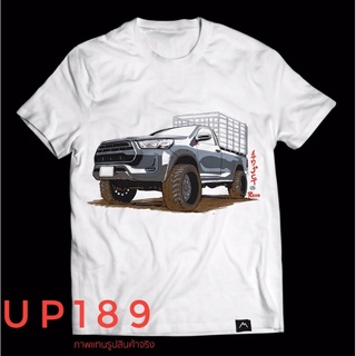 เสื้อยืด ลายรถกระบะคอกซิ่ง (up189)