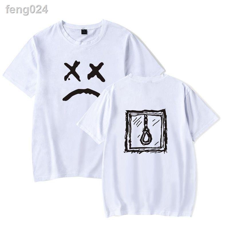 ✜┋┅Chenxin Alimoo Lil Peep ผู้ชายและผ้าฝ้ายเสื้อยืดแขนสั้น Hip Hop Unisex Tops Plus ขนาด 3118 ขนาดใหญ่เสื้อผ้า tshirt สำ