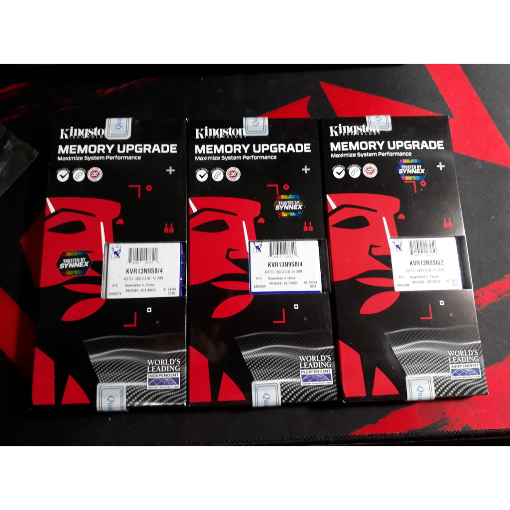 DDR3 4GB PC3 10600 (KVR13N9S8/4) ขายเหมา 2 แถม 2GB 1 ชิ้น (ของใหม่)
