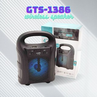 ลำโพงบลูทูธ wireless speaker รุ่น GTS-1386 เสียงดี พกสะดวก