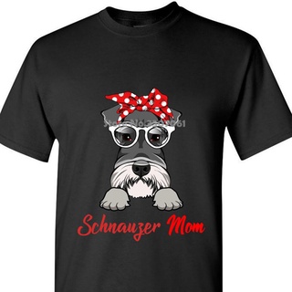 『2022 สไตล์ใหม่』schnauzer Mom เสื้อยืด ฤดูหนาว สําหรับผู้ชาย