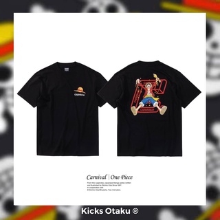 ย้อนยุคราคาระเบิดOne Piece x CARNIVAL® Luffy C Logo Tee S-5XL