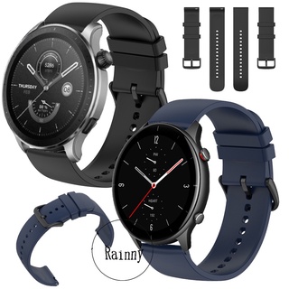 สายนาฬิกาข้อมือ ซิลิโคนนิ่ม สําหรับ amazfit gtr 4 amazfit gtr mini amazfit gtr 3 3pro amazfit gtr 42 มม. 47 มม.