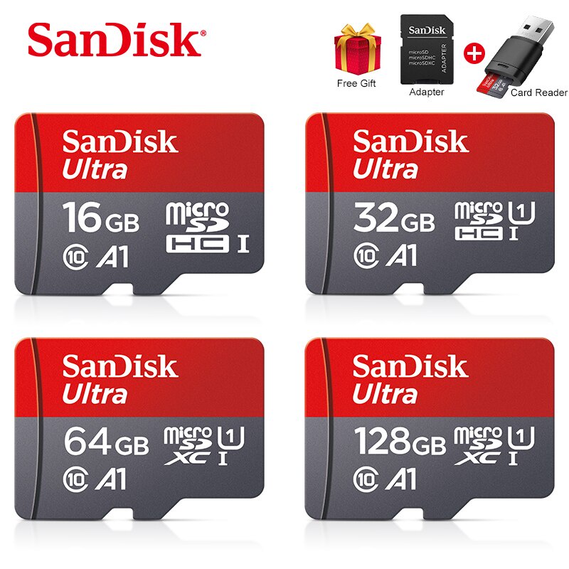 Micro SD Card Class 10 128GB 64GB 32GB 16GB 256GB card usb flash memory ...