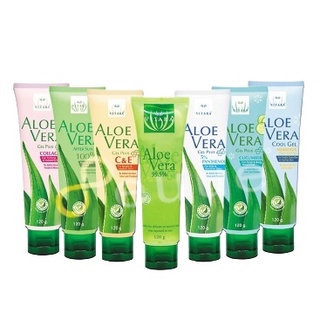 ว่านหางจระเข้ Vitara Aloe Vera เจลว่านหางจระเข้ 120g ทุกสี ไวทาร่า