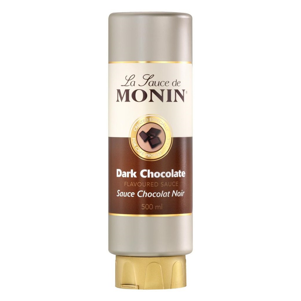 โมนิน ซอส Dark Chocolate (Monin Sauce Dark Chocolate) 500 ml.