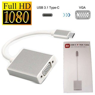 สาย Type-C To Vga Adapter Dock Hub Usb C 3.1 To Vga 1080P Hd Conver