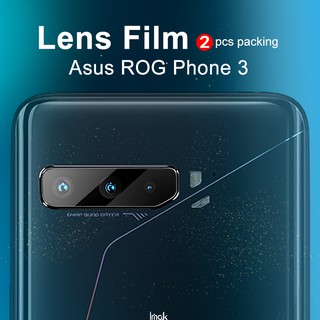 Imak Glass Back Camera Lens Film เลนส์ป้องกันหน้าจอ Asus ROG Phone 3 ZS661KS / ROG Phone 3 Strix ฟิล์มกระจกนิรภัยเลนส์ป้องกันกล้อง