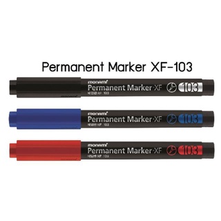 MONAMI Permanent Marker XF-103 ปากกามาร์คเกอร์ หัวกลม 0.5mm