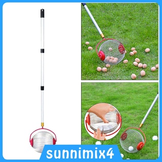 [H₂Sports&amp;Fitness] Golf Ball Retriever, Nut Gatherer with Adjustable Telescoping Pole, Picks Up Acorns, Aluminum Alloy Golf Ball Grabber Claw Tool