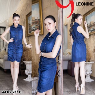 มินิเดรสยีนส์, ชุดเดรสยีนส์, ชุดแซกยีนส์ Dress Jeans Leonine AUG6316