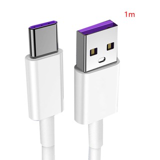 สายชาร์จ USB-C 5A สำหรับ Samsung Huawei 1 เมตร