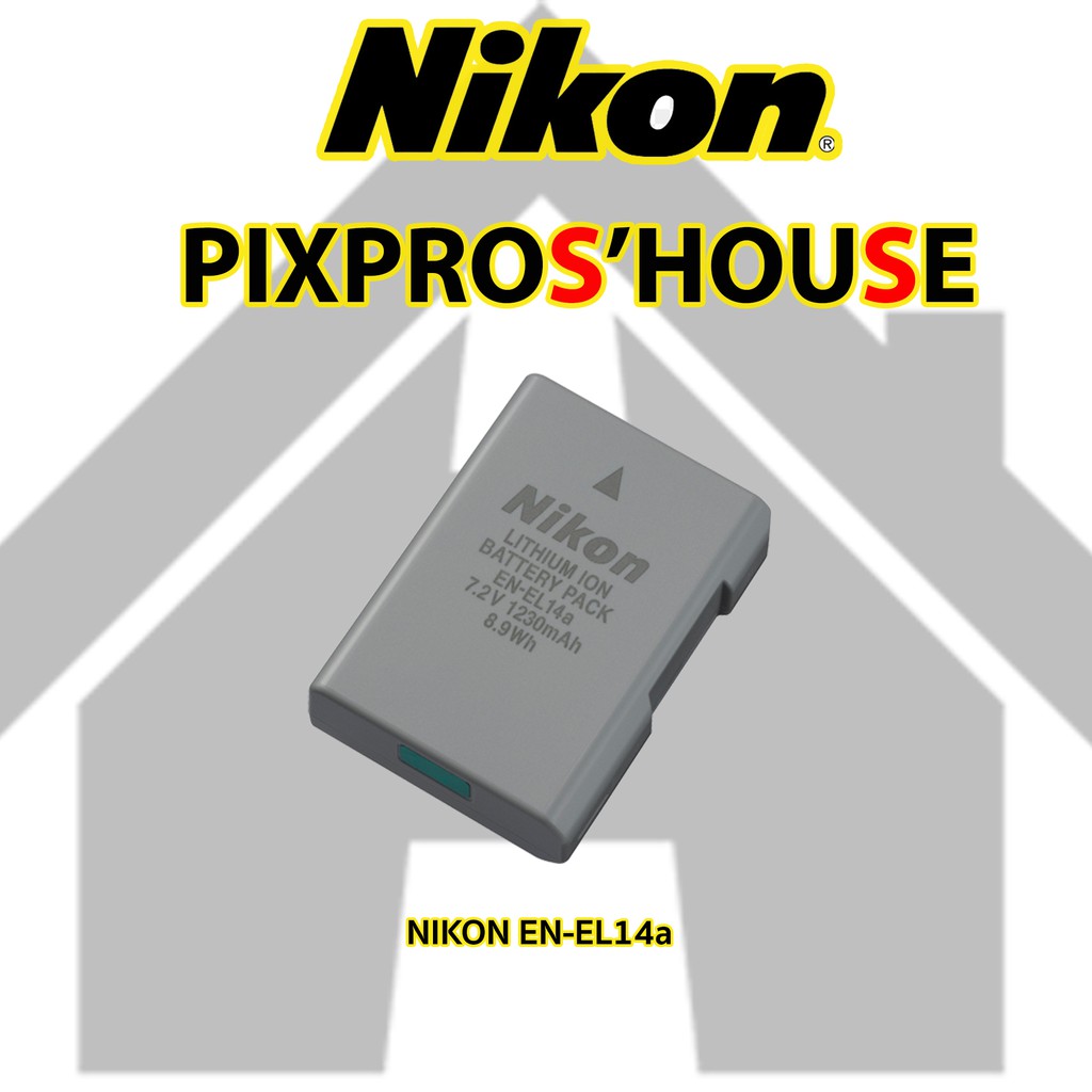 NIKON EN-EL14a แบตแท้ Nikon Df, D3100, D3200, D3300, D5100, D5200, D5300, D5500, D5600