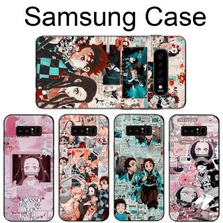 Samsung Galaxy S10 S9 S8 Plus S7 S6 Edge Silicone Soft Case MD38 Kimetsu no Yaiba Demon Slayer