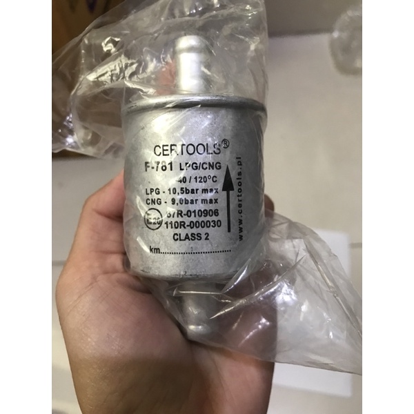 กรองแก๊สยี่ห้อ certools italy หัวฉีด Lpg/ngv ขนาด 12/12 mm. (มีสติกเกอร์ AG)
