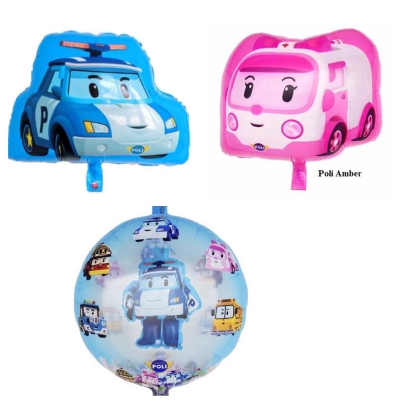 POLI POLY WING CAR FILLED BALLOONS