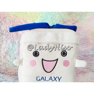 💟 ของพรีเมี่ยม Samsung 💟 ตุ๊กตา Samsung Galaxy Gift  ตุ๊กตาซัมซุง สีขาว รูปทรงกล่องของขวัญ ของสะสม หายาก