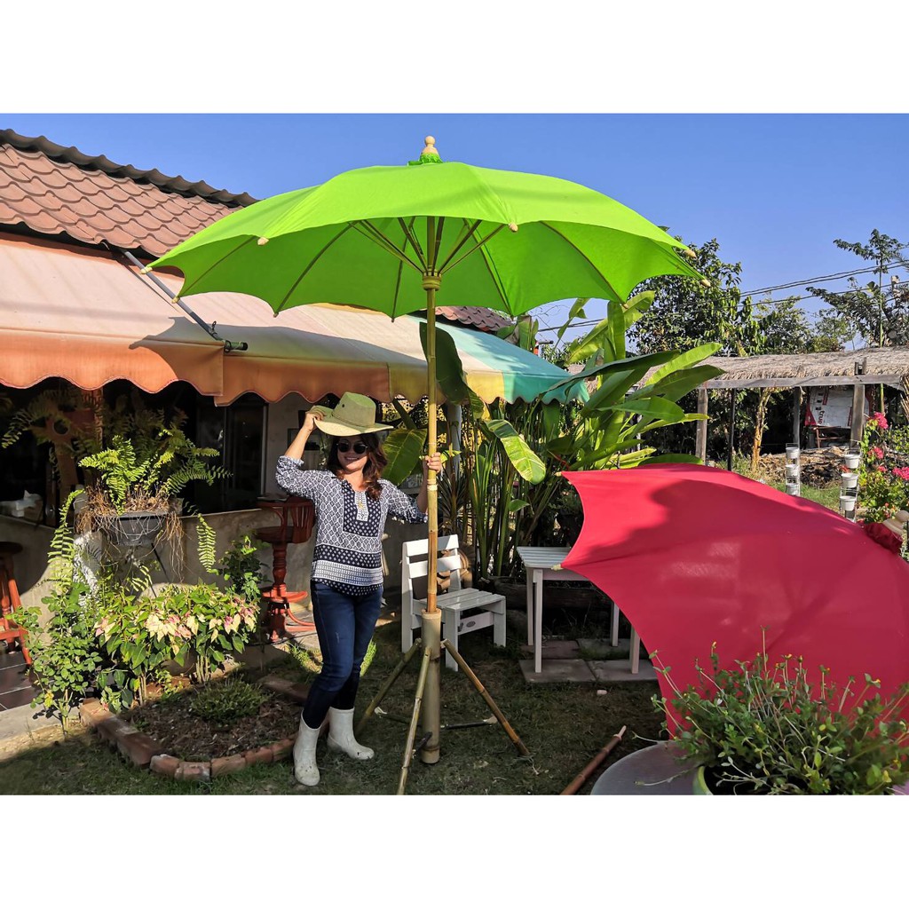 ⛱[ถูกมาก จากโรงงาน]⛱ ร่มสนาม ผ้าโทเร 40 นิ้ว ❌ส่งตรงจากเชียงใหม่ #ร่มผ้าโทเร #ร่มผ้าดิบ #ร่มเชียงใหม่ #ร่มสนาม #ร่มสปา
