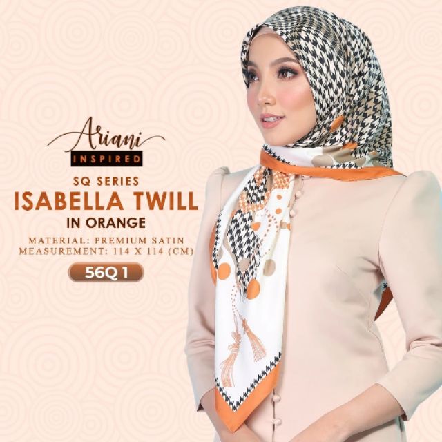 ISABELLA TWILL SQUARE !!️