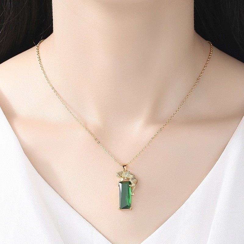 1 ชิ้นแฟชั่นอัญมณีจี้สุภาพสตรีสร้อยคอเครื่องประดับงานแต่งงาน ราคา ถูกที่สุด ดีลบีเคเค แกลเลอรีภาพที่ 2