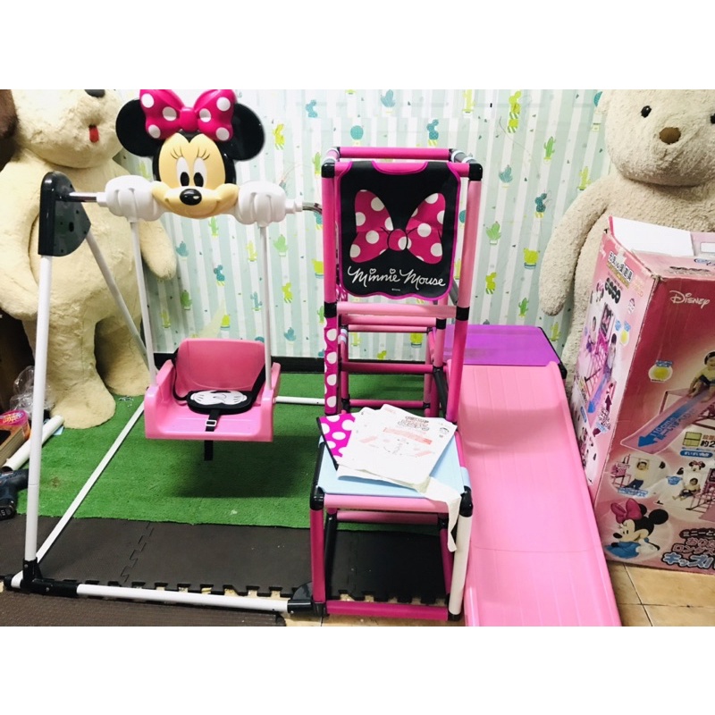 🎀สไลด์เดอร์ปีนป่าย มินนี่เมาส์🎀น่ารัก งานหายากเลยค่ อุปกรณ์ครบคู่มือ พร้อมกล่องค่ะ