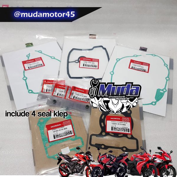 LOKAL GASKET KIT OLD CBR150R CB150R SET CBU THAILAND LOCAL K45A K45 12391-KPP 12251-12191-K15 1139-1